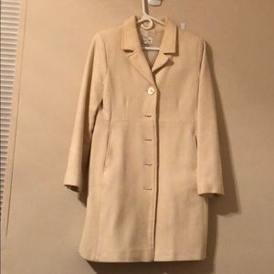 Old Navy long cream pea coat
